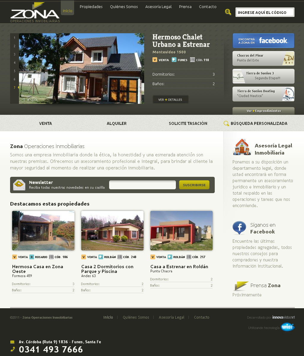 Zona Operaciones Inmobiliarias